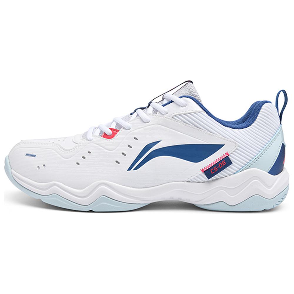 Кроссовки для бадминтона Li Ning Speed Series, легкие, удобные, амортизирующие, прочные, с низким верхом, унисекс, белые, синие, AYTU023-6