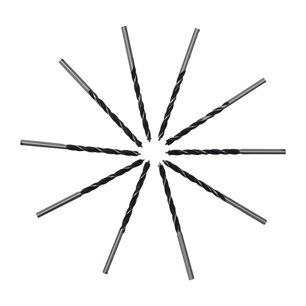 10 шт. Сверло по дереву диаметром 3 мм, сверла по дереву с центровочным острием, упаковка, центровочное острие, упаковка, инструменты для спиральных сверл