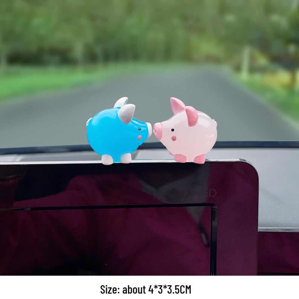 Прозрачный суккулентный кактус и мультяшные животные Мини украшения для салона автомобиля