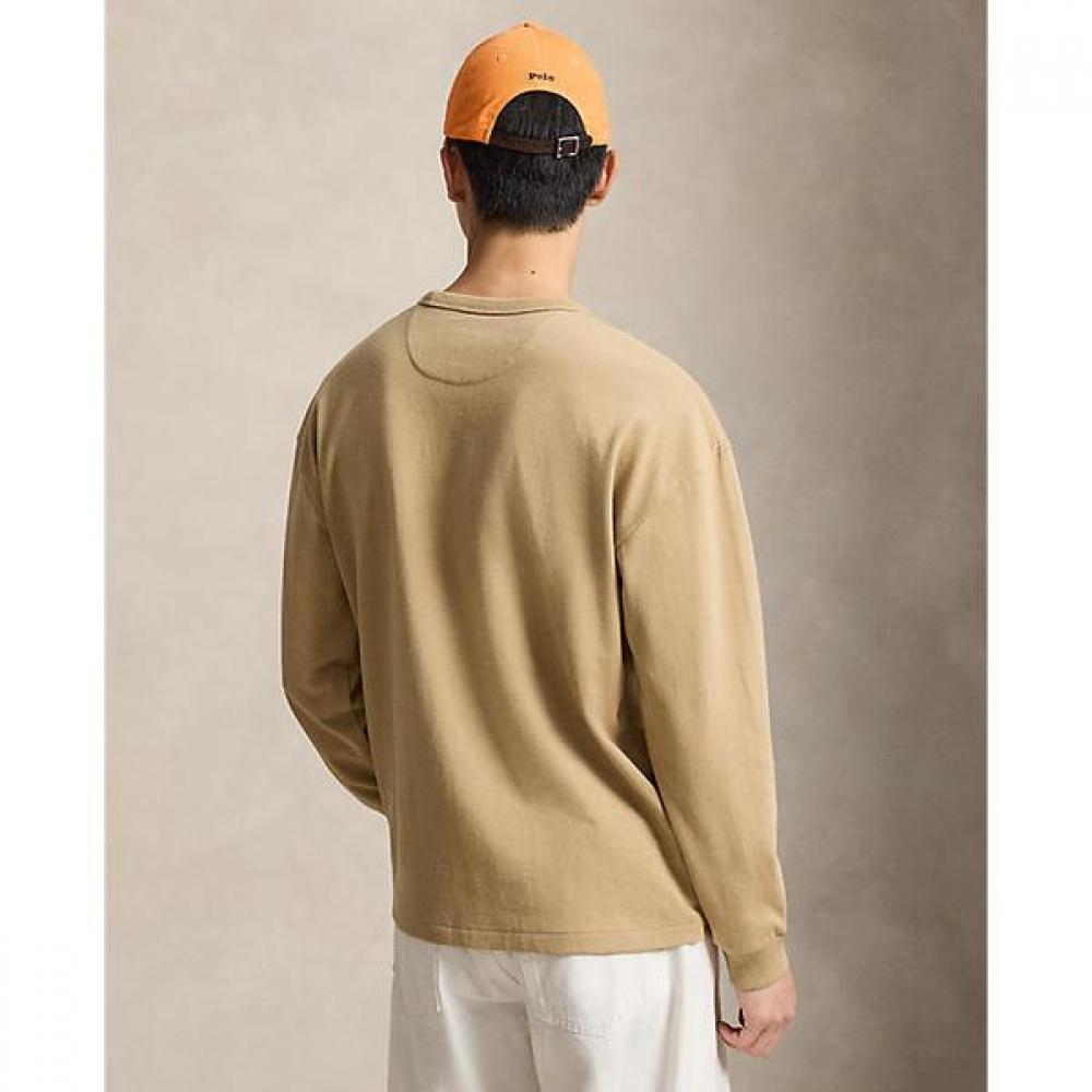 Polo Ralph Lauren Мужская футболка из джерси свободного кроя с длинным рукавом mnpoTsh16820427250