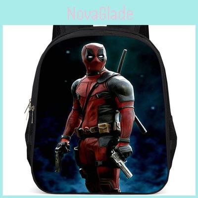 Рюкзак детский Deadpool 15 дюймов, очень большой вместимости, легкий, из ткани Оксфорд