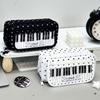 Star Piano Keyboard Print Pen Bag Multi-Layer Stationery Pouch Pencil Pouch  School Supplies