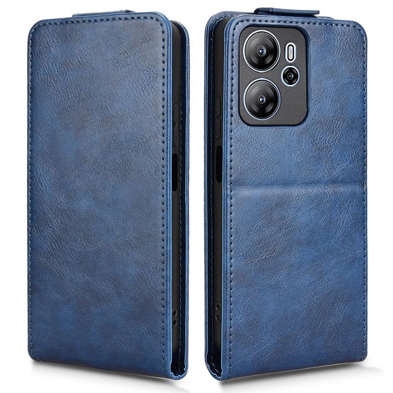 For Blackview Oscal Tiger 13 Stand Case Magnetic Clasp Vertical Flip Leather Phone Cover with Card Holder