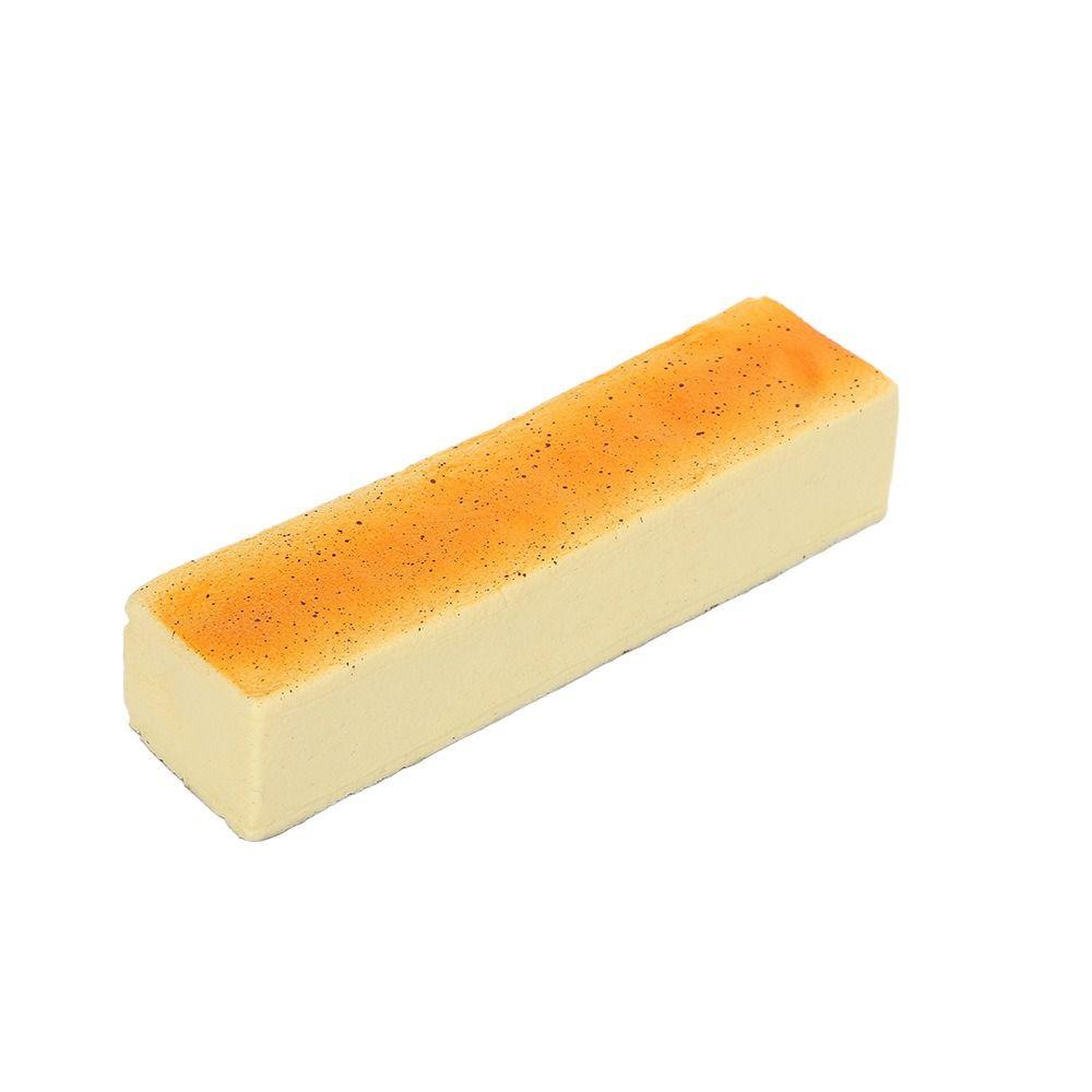 Release Hand Big Butter Stick Squeezing Toy Sensory Realistic Cheesecake Bars  For Adult