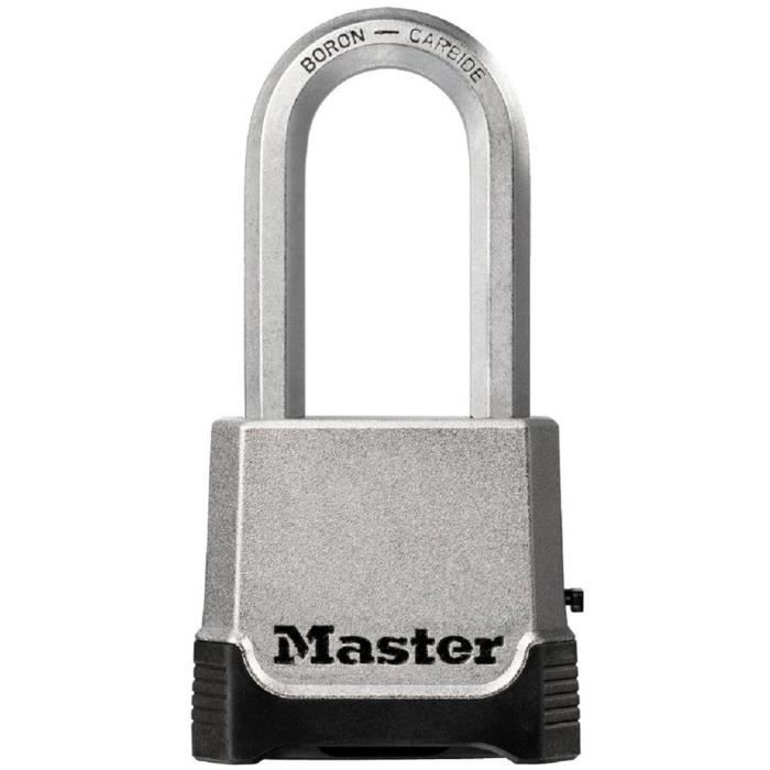 High Security Padlock - MASTER LOCK - M176EURDLH - Zinc - XL Shackle - Exterior