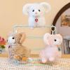 Plush Xinjiang Sheep Pendant Soft Bag Hanging Charm Cute Keychain Ornament  Backpack Decor Hanging