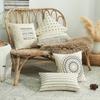 Cotton Geometric Letter Print Throw Pillow Covers Sofa Home Decor