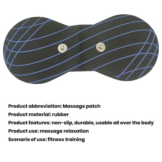 Массажная подушка для шеи, мини-портативный импульсный интеллектуальный многорежимный массажер для мужчин и женщин, электрический массажер для плеч и спины, патч для фитнеса и тренировок