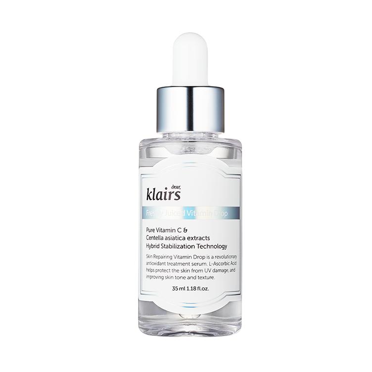 Klairs Свежевыжатый витаминный напиток (35мл) – Осветляющая сыворотка с чистым витамином С, корейская