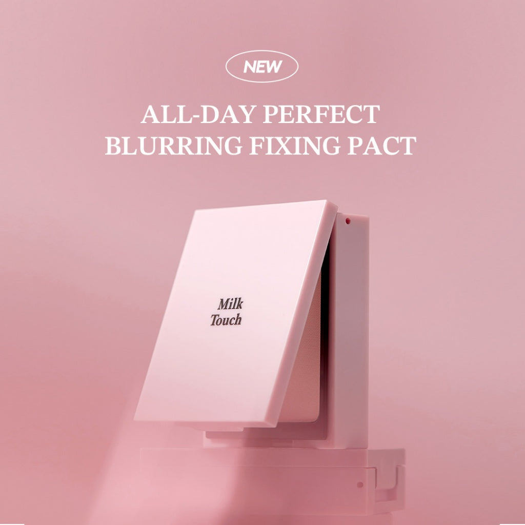 MILK TOUCH Пудра для фиксации макияжа All Day Perfect Blurring Fixing Pact 9г
