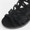 Melting Brown Women Cubic Strap Heeled Sandals