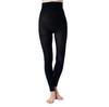 Fukusuke Mugwort Steamed Belly Wrap Cold Open Women's Leggings, 043-7041, Black, Comfort, Length, 10-Piece Leggings, Protection, Heat-Generating, Toe,