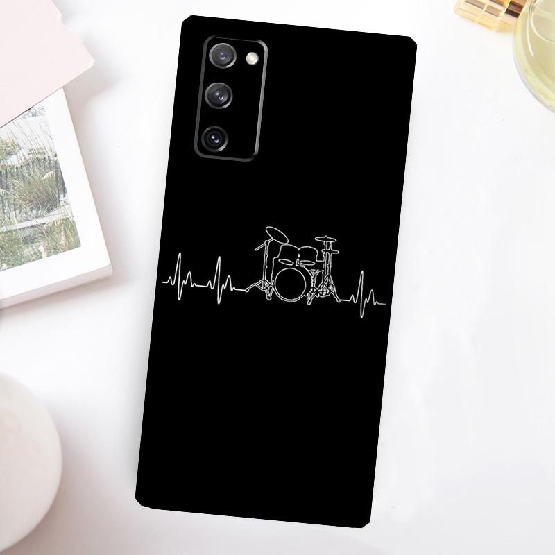 Чехол для телефона Samsung Galaxy S24 S23 S22 Ultra S21 S20 FE Note 10 Plus Note 20 S8 S9 S10 с рисунком барабана
