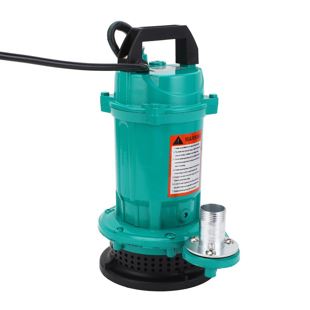 Погружной насос переменного тока 1300 Вт 20 м Подъем 5 м³/ч Расход 25 мм Выход Алюминиевый погружной водяной насос с 3