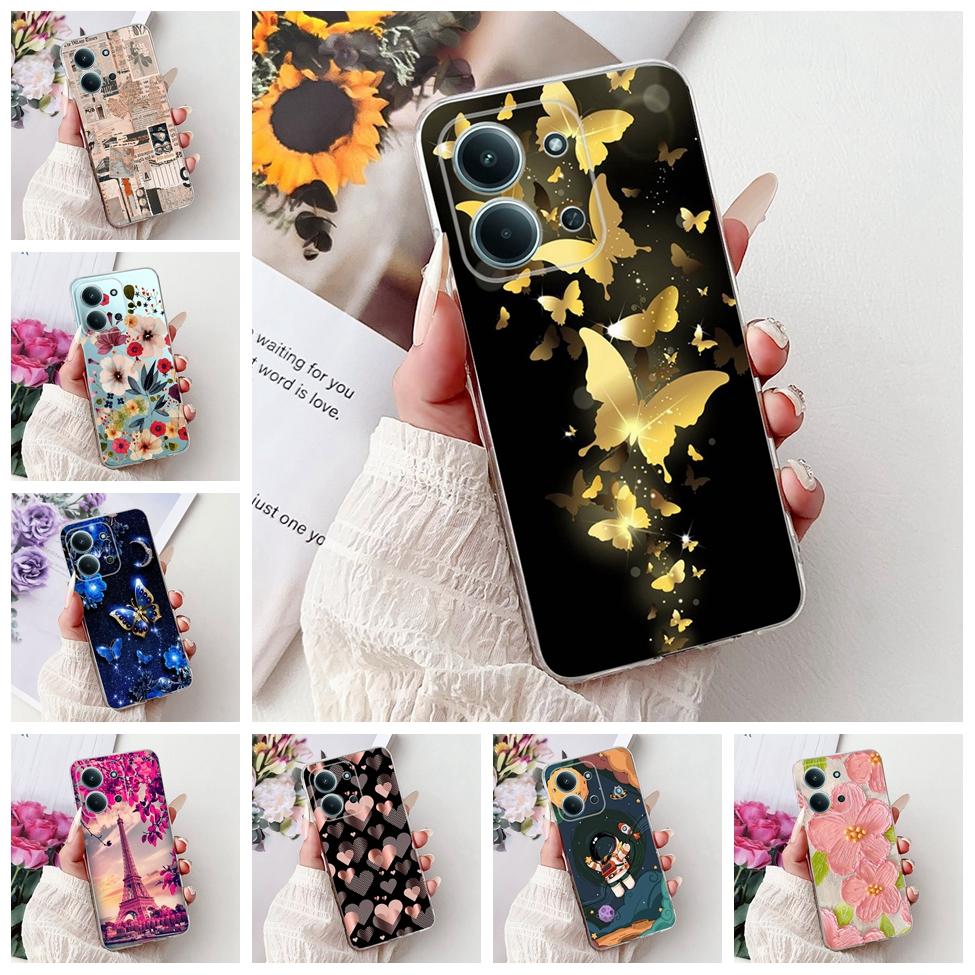 For Xiaomi Poco C85 4G Cover For Redmi 15C 4G Case Cute Cartoon Luxury Cool Boy Girls Fashion Butterfly Bumper Casing 25078RA3EA