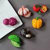 Synthetic resin Vegetables Refrigerator Stickers 3D Magnets Sticker New Refrigerator Stickers