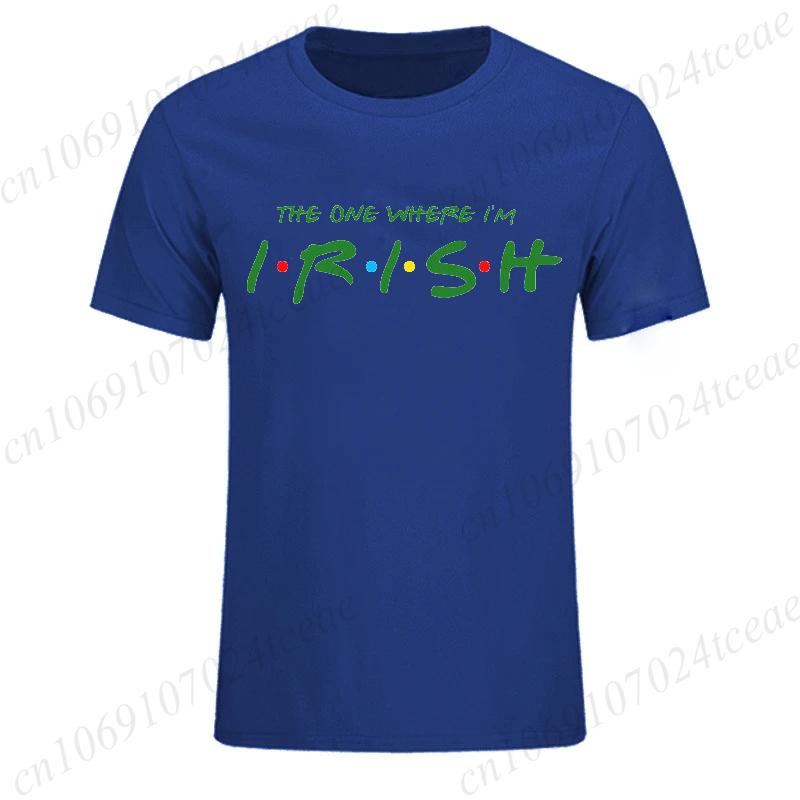 Irish T-Shirts for Men St Patrick's Day Print T-Shirt Mens Sports T-Shirt Street Fashion Short Sleeve Tee Shirt Men Clothing