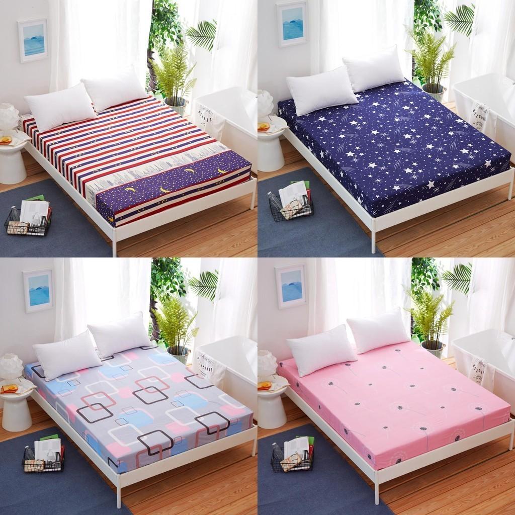 Роскошная простыня на резинке с цветочным принтом размеров Твин, Фул, Квин, Кинг для максимального комфорта