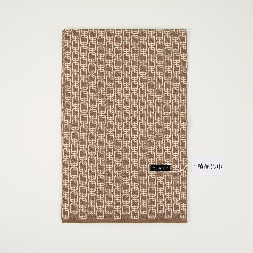 Men's Classic Winter Scarf Cashmere Feel Winter Scarves Long Formal Soft Scarf for Men Casual Scarves Luxuriously Plaid Scarf