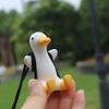 Gypsum Cute Cartoon Car Accessories Swing Duck Pendant Rear View Mirror Can Be Used As Birthday Gift Accessories Car Perfume