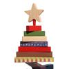 Creative Wooden Rotating Tree Christmas Block Fun Decoration Home Desktop Christmas Atmosphere Decoration Arrangement
