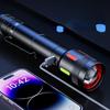 Портативный USB-фонарик с зумом, перезаряжаемый