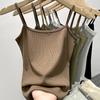 Stylish Vest H232 Small Camisole Undershirt Female Sleeveless Inner Bottoming Shirt Summer Thin Section Busting Slim Beauty Back Outer Wear Tops