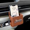 For Jeep 1Pcs Car Storage Bag Car Air Outlet Debris Organizer For Jeep Grand Cherokee Wrangler JK Gladiator Compass Renegade
