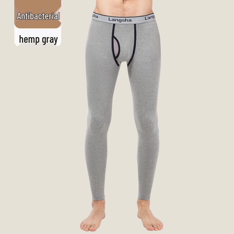 Langsha Мужские утягивающие брюки из хлопка и шерсти на осень/зиму