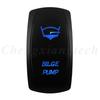 12V 20A Blue Led Car Boat Laser Rocker Switch ON OFF (ON) OFF ON OFF ON (ON) OFF ON (ON) OFF (ON) Waterproof