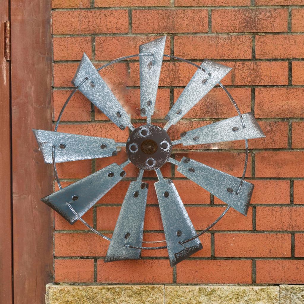 Уличный декор двора ветряная мельница ветряная вертушка ретро металл ветер железное искусство вращающаяся ветряная мельница сад колышек украшение современный