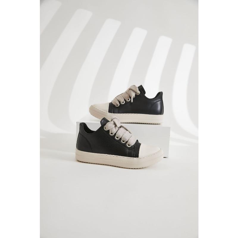 Little White Shoes Women's Thick Shoelaces Personalized Trendy Shoes Platform Sewing Line Candy Color Women's Shoes Couple Board Shoes Cool