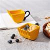 Yellow Digger Coffee Cup 170 ML Breakfast Cup Novelty Yogurt Cup  Adults
