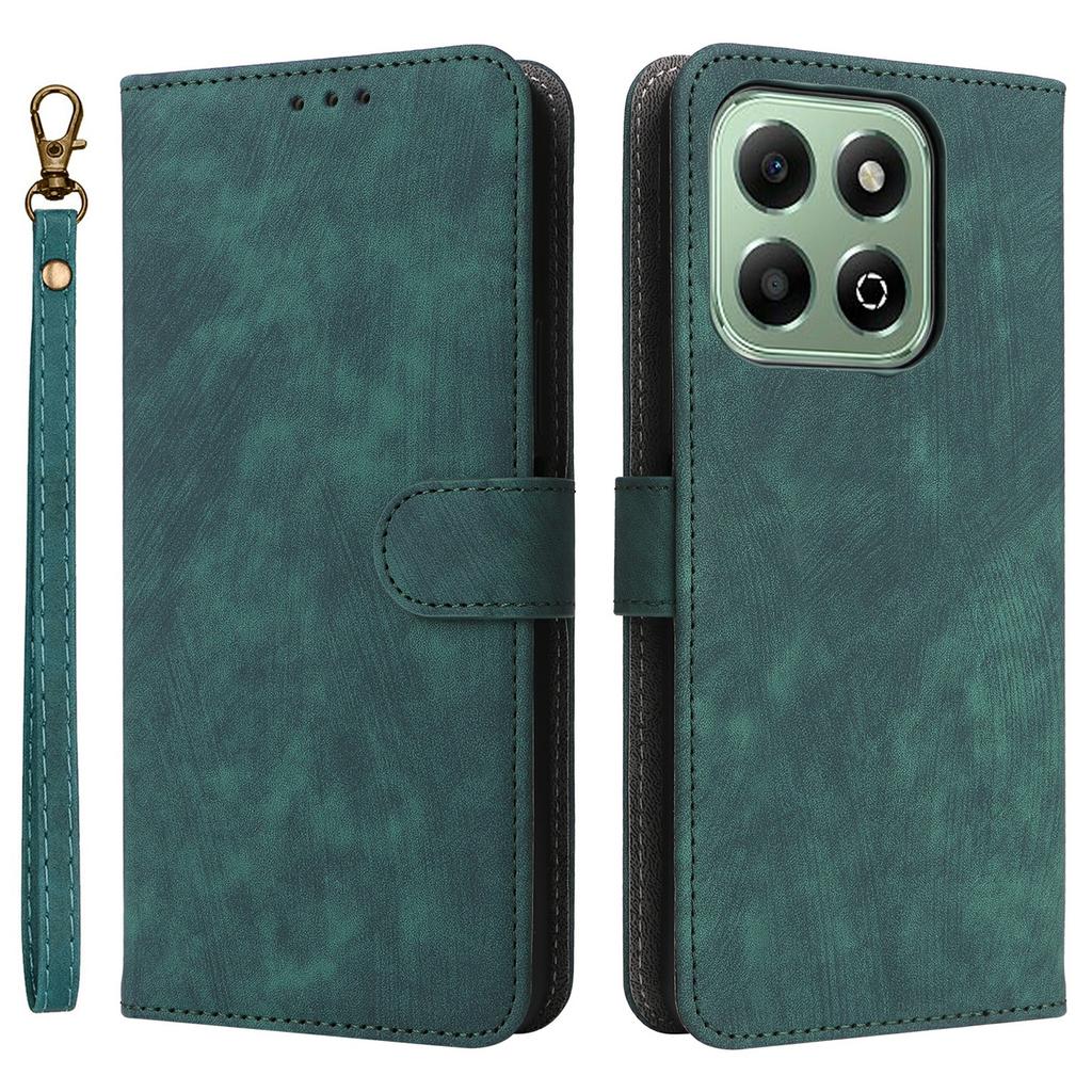 Для Honor X6b 4G Чехол Кошелек с RFID-блокировкой Подставка для телефона Обложка из ПУ кожи с ремешком