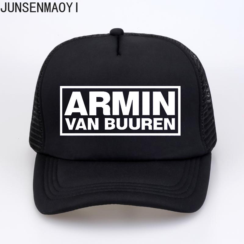 Armin Van Buuren cap DJ Fans Trucker Mesh Cool Baseball caps Together In A State of Trance Cap Women Unisex Music Cap Hat Sun Hat