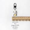 Charming Panda Keychain: Adorable and Versatile Backpack Charm or Car Pendant