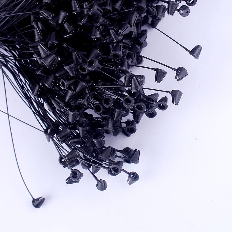 Прозрачный пластиковый шнурок с пряжкой для бирок на одежду