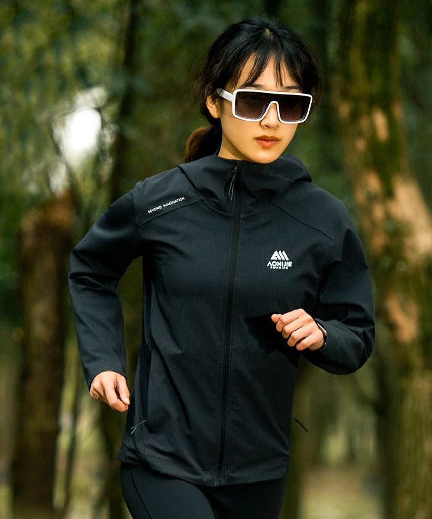 Aonijie Wind Hood Jacket Fj07 Black