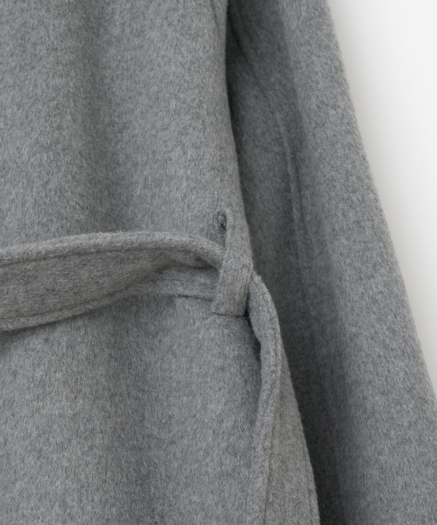 MILLO WOMEN Wool Raglan Half Coat [Grey]