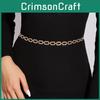 Square Diamond Hole Waist Chain Metal Accessories Dress Waist Decoration Chain