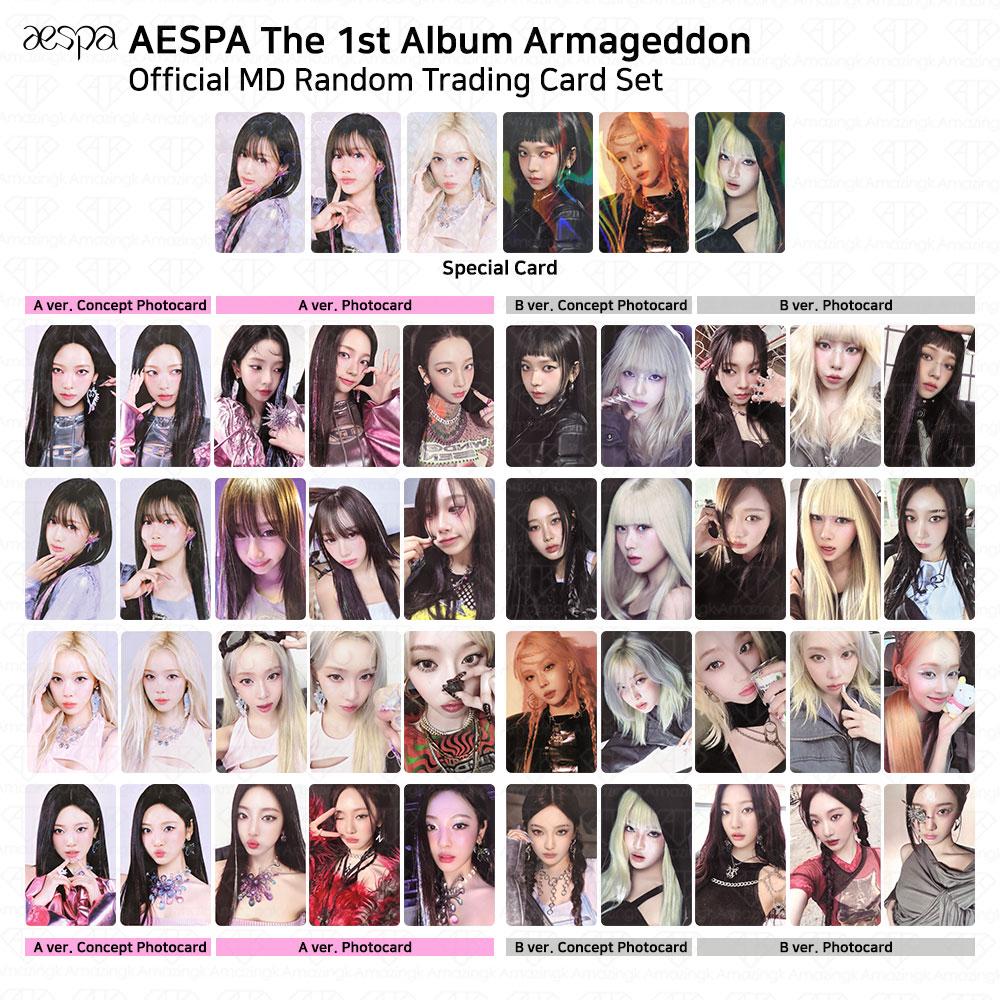 Aespa Armageddon POP UP MD Случайная коллекционная карточка