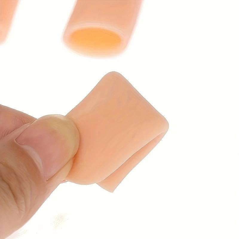 2 шт. моющиеся силиконовые напальчники для сухой, потрескавшейся кожи, многоразовые протекторы для пальцев