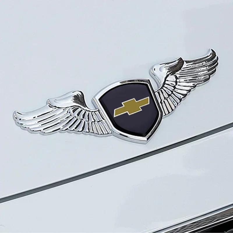 Металлическая хромированная наклейка на передний капот автомобиля для Chevrolet Cruze Captive Equinox Aveo Camaro Silverado Traverse Sonic IMPALA Trax