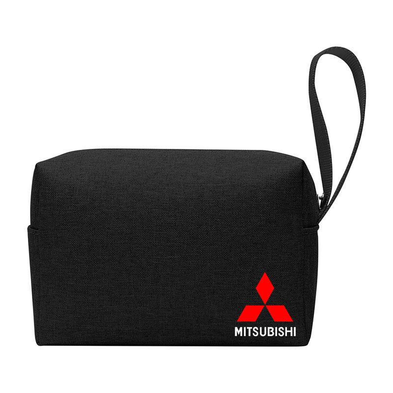 cxlqbm1 Portable Car Key Case Driver License Holder Credit Card Bag for Mitsubishi Lancer ASX Outlander Pajero Evolution Car Accessories