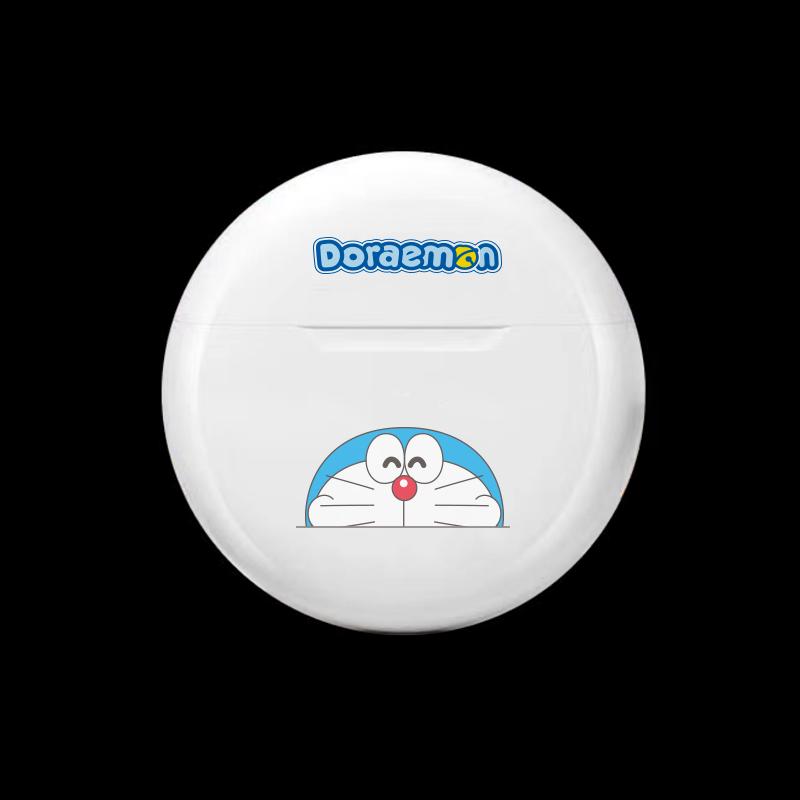 Doraemon Wireless Bluetooth 5.3 Noise-Cancelling Half In-Ear Headset