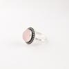 Rose Quartz Gemstone 925 Sterling Silver Jewelry Handmade Ring Valentines Gift RR-62-34