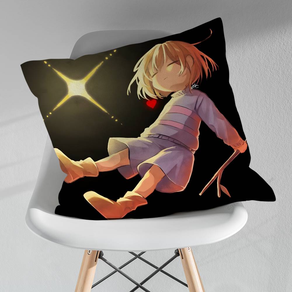 Игровой Наволочка Frisk Undertale Для 30x30см45x45см55x55см Для Домашнего Декора Спальни И Защиты