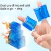 Гелевая грелка для пальцев 4/5/6 см Длина Многоразовая ледяная подушка для успокаивающего облегчения боли и отеков для женщин и мужчин