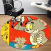 1pc Tom Jerry Office Round Area Rug, Under Office Chairs Bedroom Living Room Home Decor, Room Deco, Available in Various Sizes160