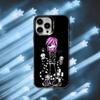 Love Black Cute Emo Phone Case For iPhone 16,15,14,13,12,11,8,7,Pro,Max,Plus,Mini,XS,SE Black Matte Hard